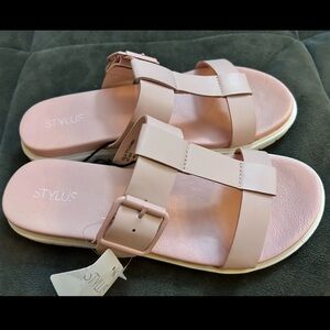 Stylus Pink Womens Andry Slide Sandals Size 8 NWT